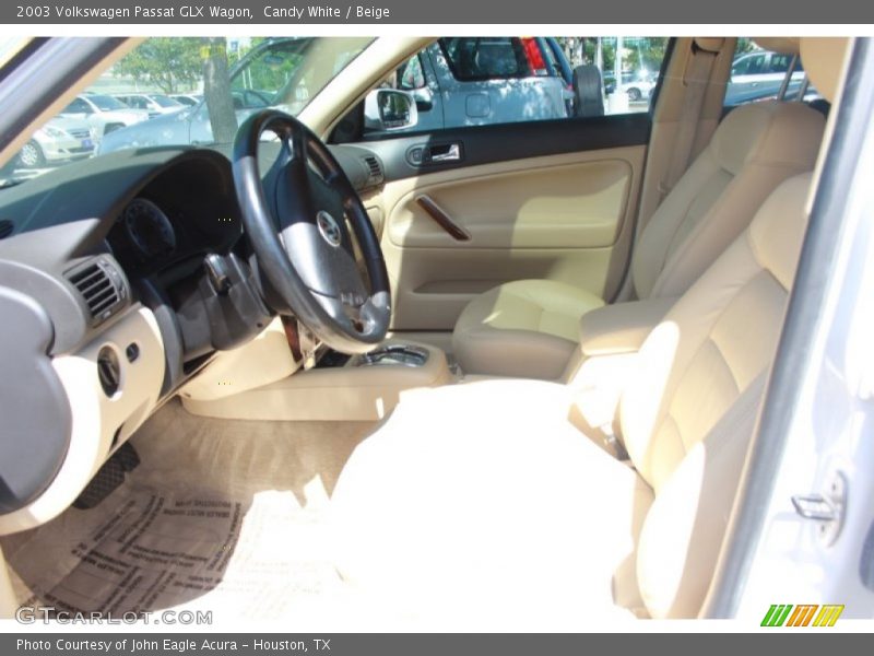 Candy White / Beige 2003 Volkswagen Passat GLX Wagon