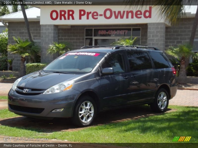 Slate Metallic / Stone Gray 2006 Toyota Sienna Limited AWD