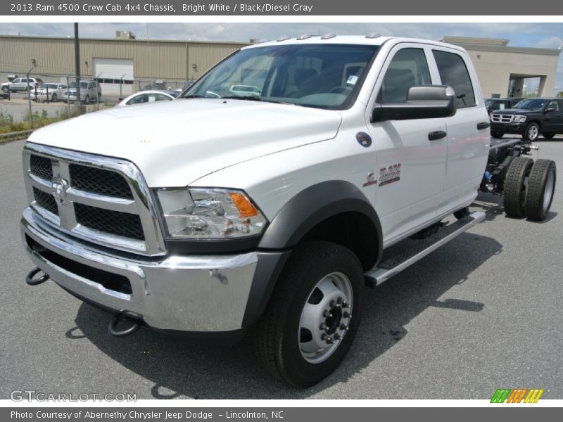 Bright White / Black/Diesel Gray 2013 Ram 4500 Crew Cab 4x4 Chassis