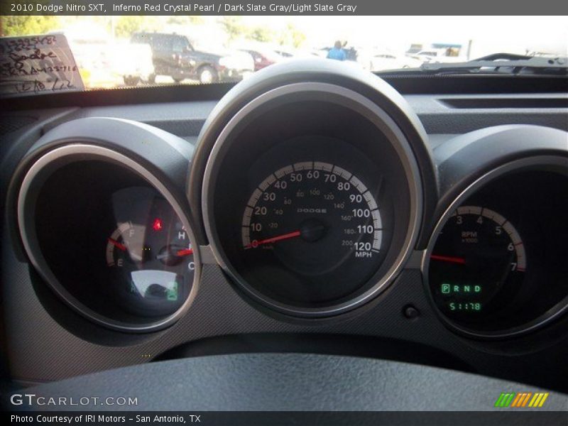 Inferno Red Crystal Pearl / Dark Slate Gray/Light Slate Gray 2010 Dodge Nitro SXT