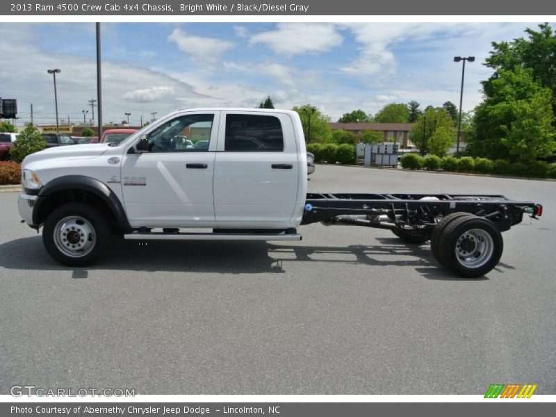  2013 4500 Crew Cab 4x4 Chassis Bright White