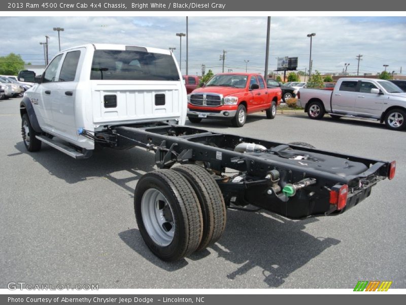 Bright White / Black/Diesel Gray 2013 Ram 4500 Crew Cab 4x4 Chassis