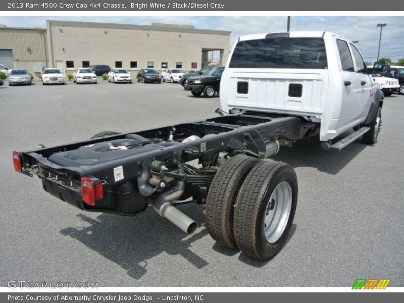 Bright White / Black/Diesel Gray 2013 Ram 4500 Crew Cab 4x4 Chassis