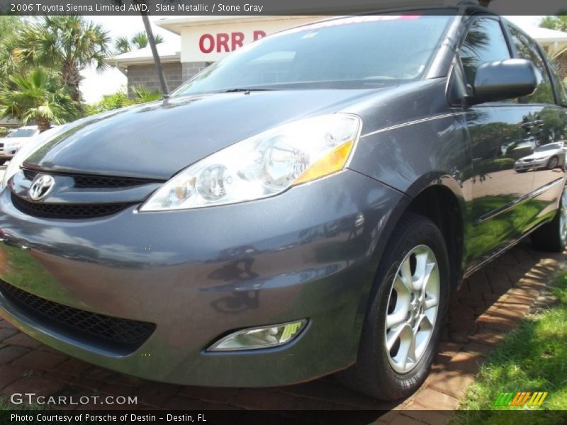 Slate Metallic / Stone Gray 2006 Toyota Sienna Limited AWD