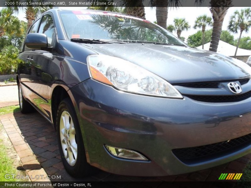 Slate Metallic / Stone Gray 2006 Toyota Sienna Limited AWD