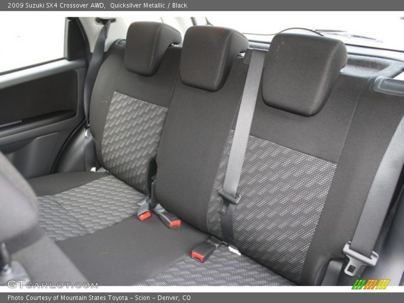 Quicksilver Metallic / Black 2009 Suzuki SX4 Crossover AWD