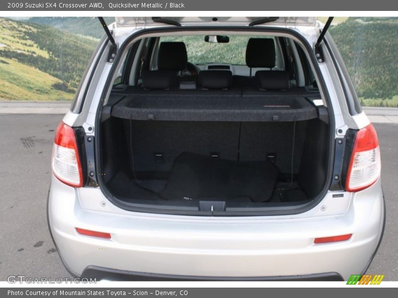 Quicksilver Metallic / Black 2009 Suzuki SX4 Crossover AWD