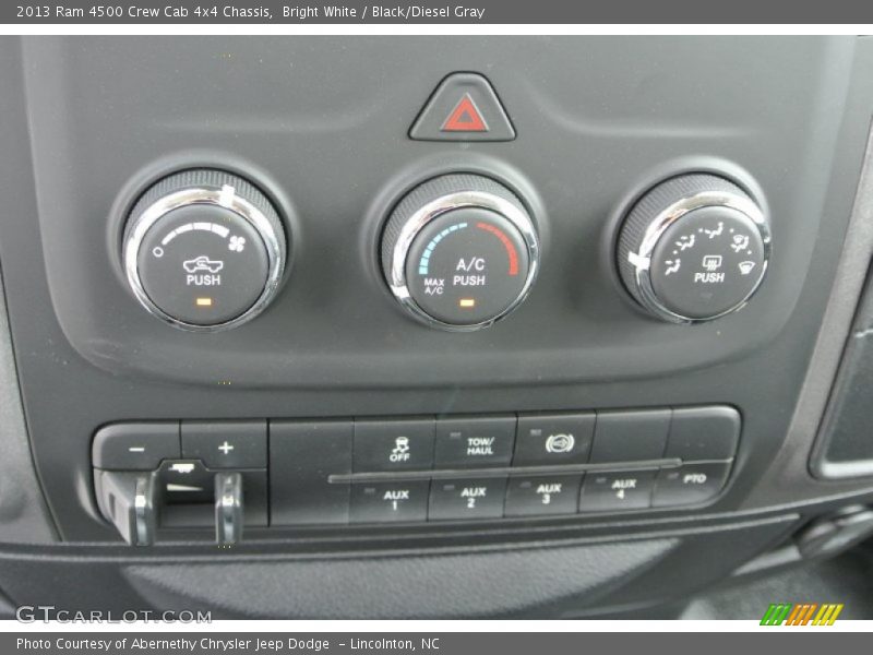 Controls of 2013 4500 Crew Cab 4x4 Chassis
