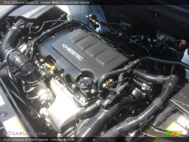 Summit White / Cocoa/Light Neutral 2012 Chevrolet Cruze LT