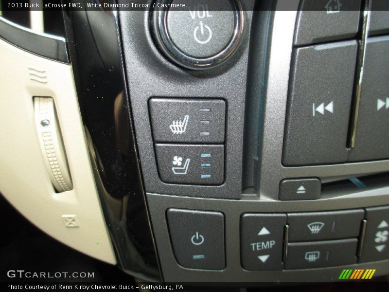 White Diamond Tricoat / Cashmere 2013 Buick LaCrosse FWD