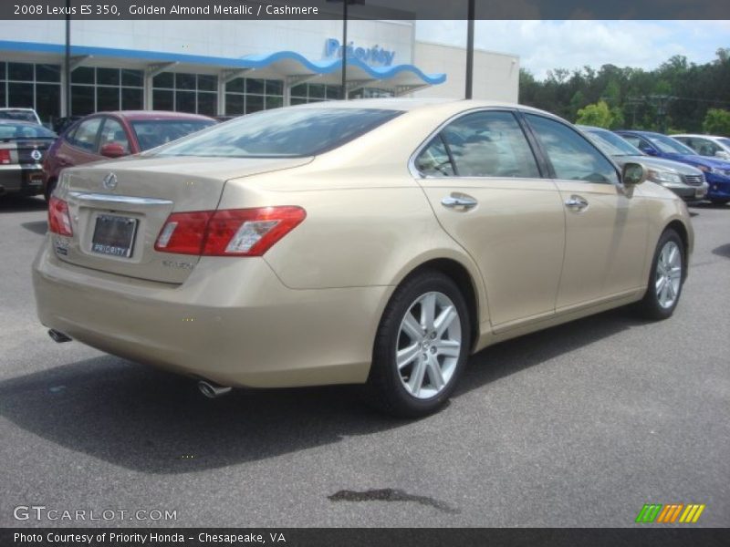 Golden Almond Metallic / Cashmere 2008 Lexus ES 350