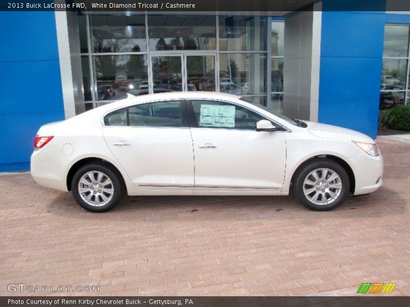 White Diamond Tricoat / Cashmere 2013 Buick LaCrosse FWD