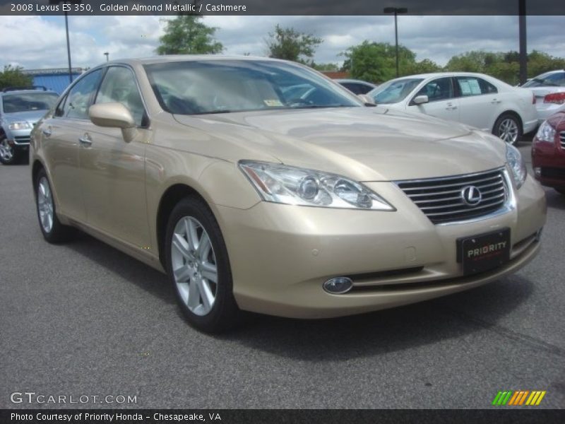 Golden Almond Metallic / Cashmere 2008 Lexus ES 350