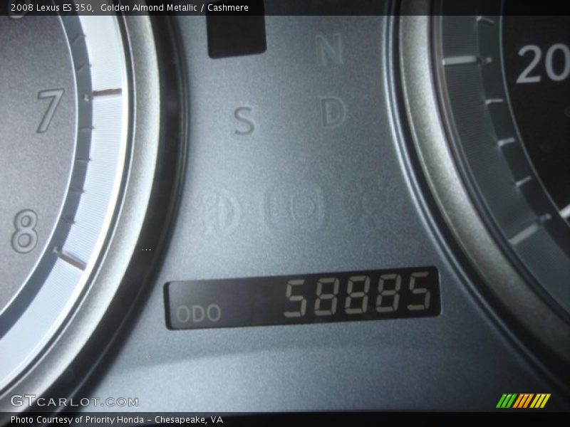 Golden Almond Metallic / Cashmere 2008 Lexus ES 350