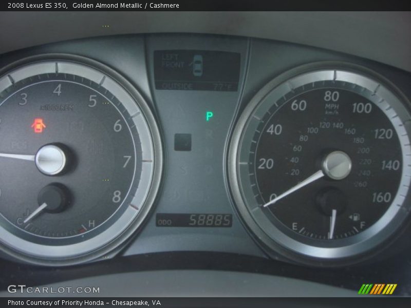 Golden Almond Metallic / Cashmere 2008 Lexus ES 350
