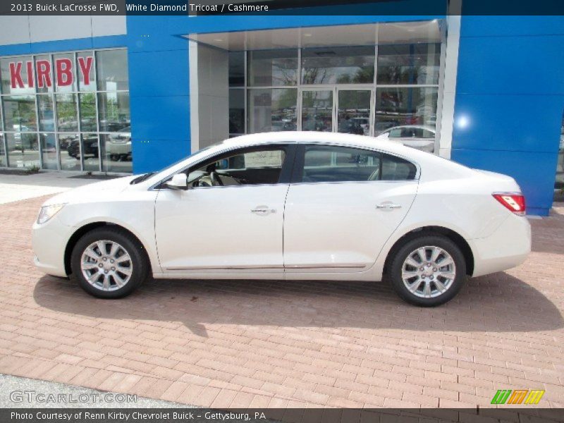 White Diamond Tricoat / Cashmere 2013 Buick LaCrosse FWD