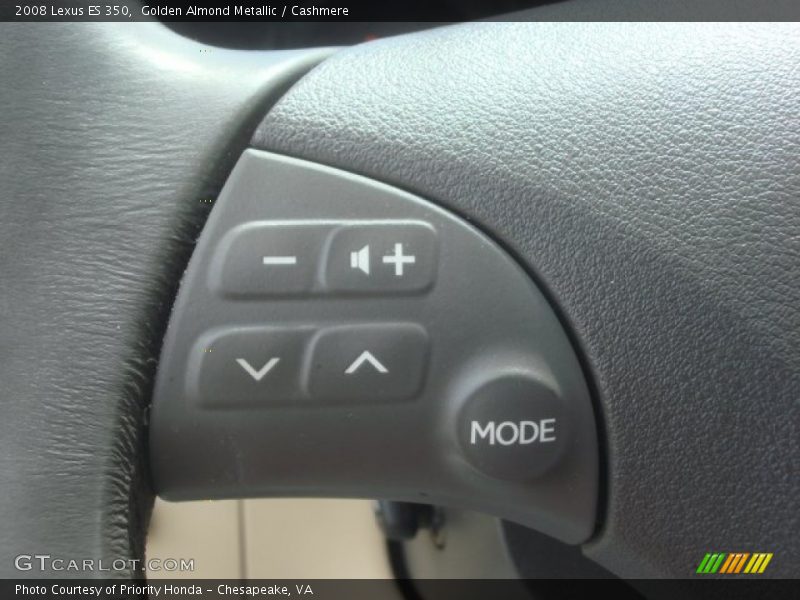 Controls of 2008 ES 350