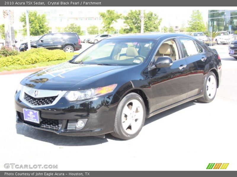 Crystal Black Pearl / Parchment 2010 Acura TSX Sedan