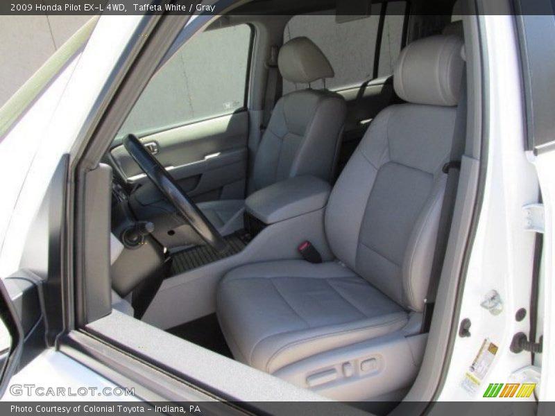 Taffeta White / Gray 2009 Honda Pilot EX-L 4WD