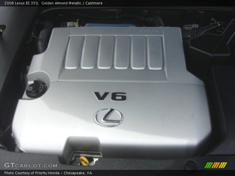  2008 ES 350 Engine - 3.5 Liter DOHC 24-Valve VVT V6