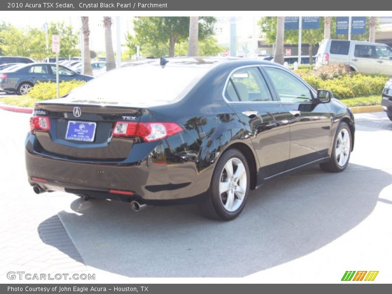 Crystal Black Pearl / Parchment 2010 Acura TSX Sedan