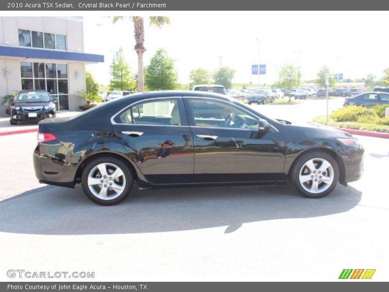 Crystal Black Pearl / Parchment 2010 Acura TSX Sedan