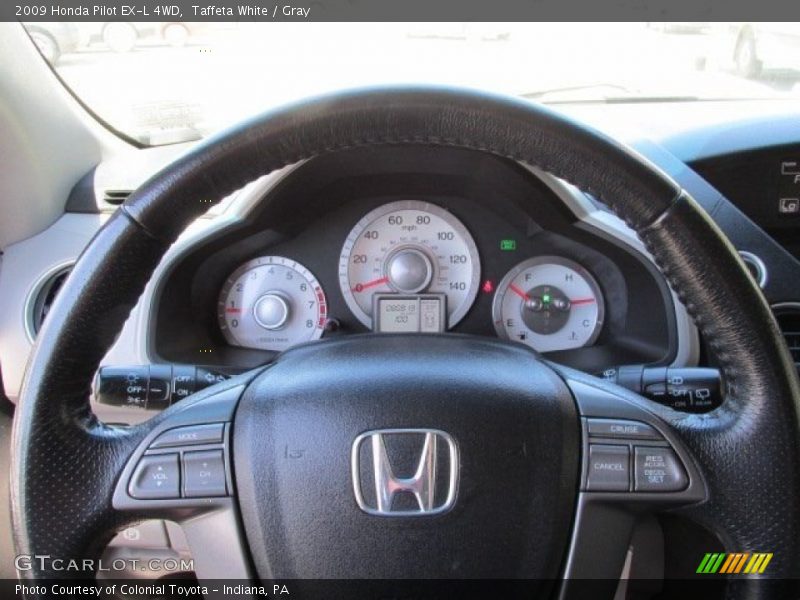 Taffeta White / Gray 2009 Honda Pilot EX-L 4WD