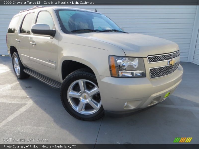 Gold Mist Metallic / Light Cashmere 2009 Chevrolet Tahoe LT