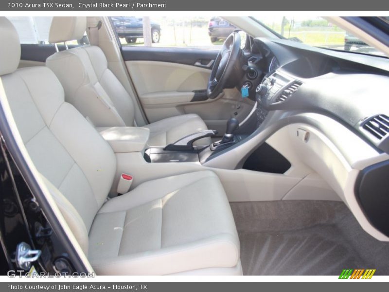 Crystal Black Pearl / Parchment 2010 Acura TSX Sedan