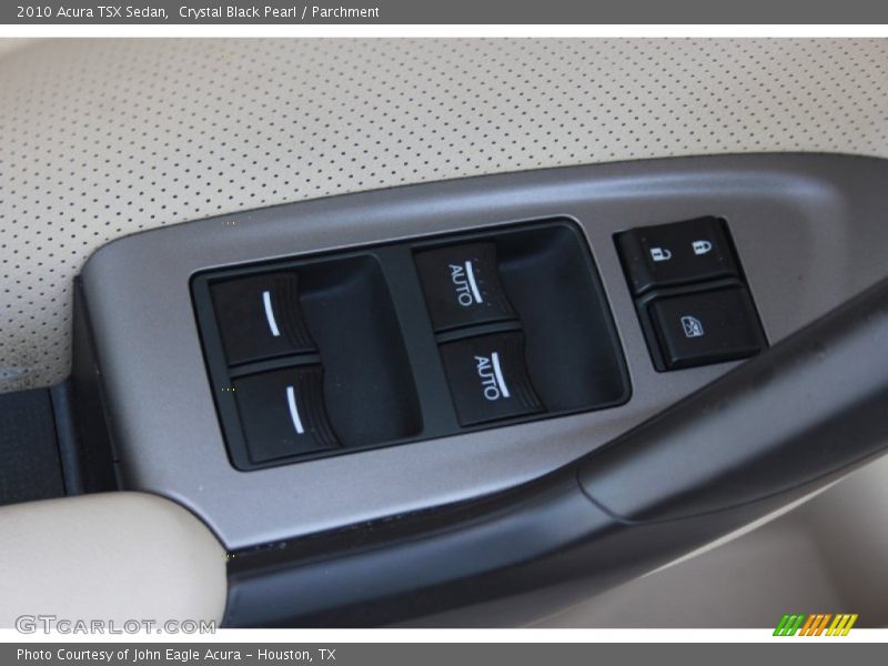 Crystal Black Pearl / Parchment 2010 Acura TSX Sedan