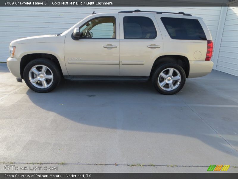 Gold Mist Metallic / Light Cashmere 2009 Chevrolet Tahoe LT