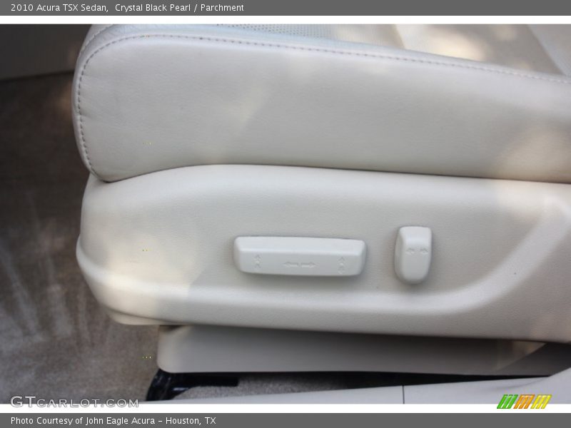 Crystal Black Pearl / Parchment 2010 Acura TSX Sedan