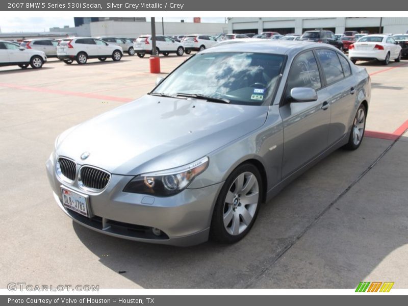 Silver Grey Metallic / Grey 2007 BMW 5 Series 530i Sedan