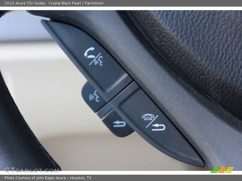 Crystal Black Pearl / Parchment 2010 Acura TSX Sedan