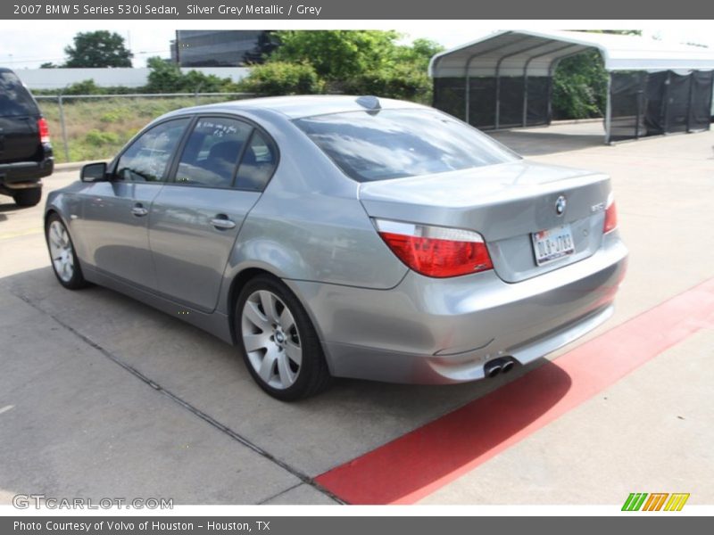 Silver Grey Metallic / Grey 2007 BMW 5 Series 530i Sedan