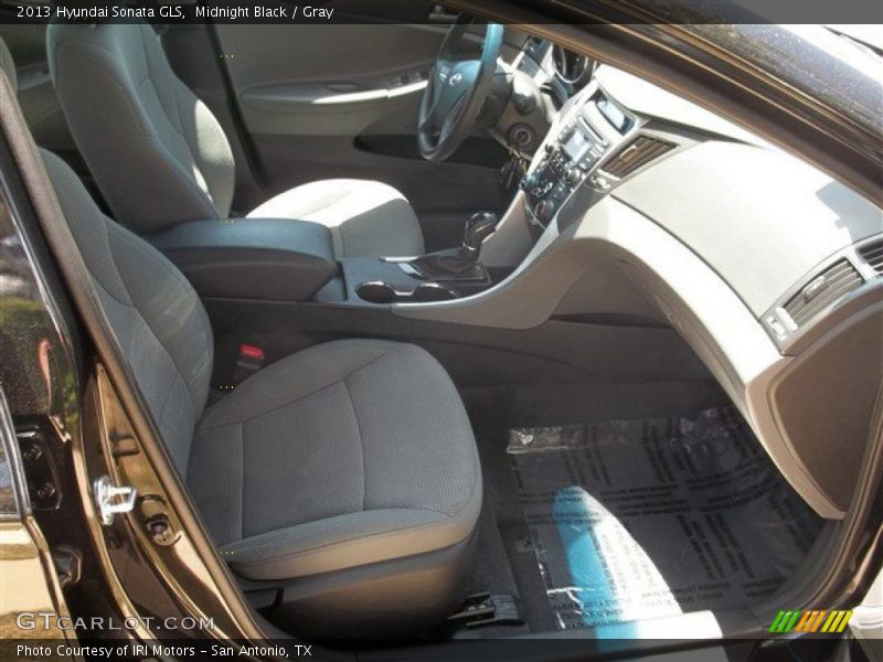 Midnight Black / Gray 2013 Hyundai Sonata GLS