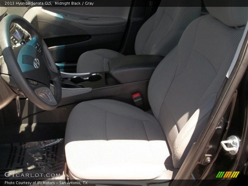 Midnight Black / Gray 2013 Hyundai Sonata GLS
