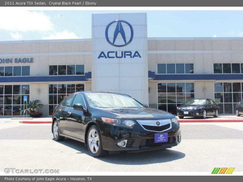 Crystal Black Pearl / Ebony 2011 Acura TSX Sedan