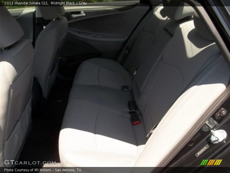 Midnight Black / Gray 2013 Hyundai Sonata GLS