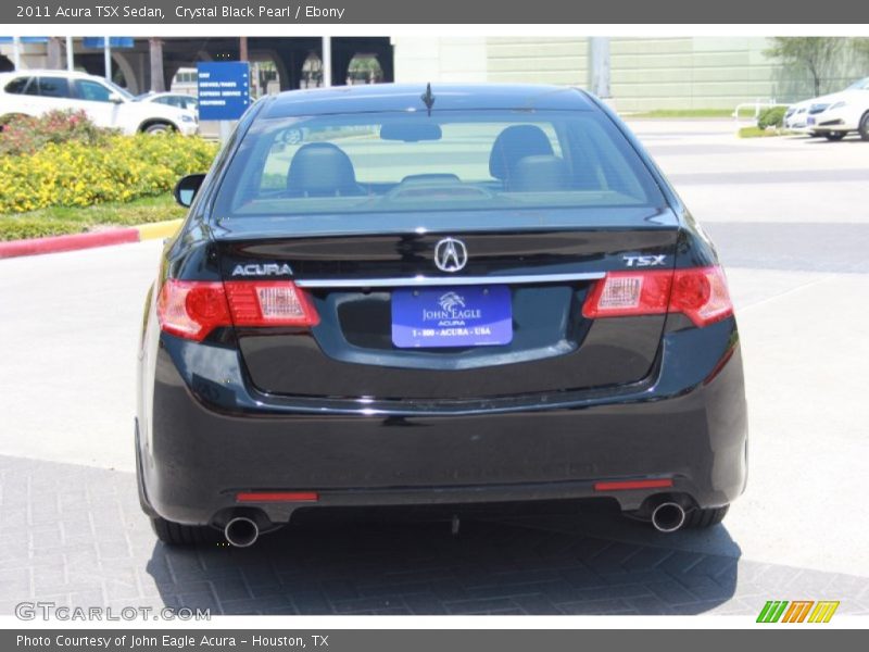 Crystal Black Pearl / Ebony 2011 Acura TSX Sedan