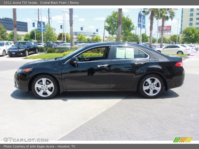 Crystal Black Pearl / Ebony 2011 Acura TSX Sedan