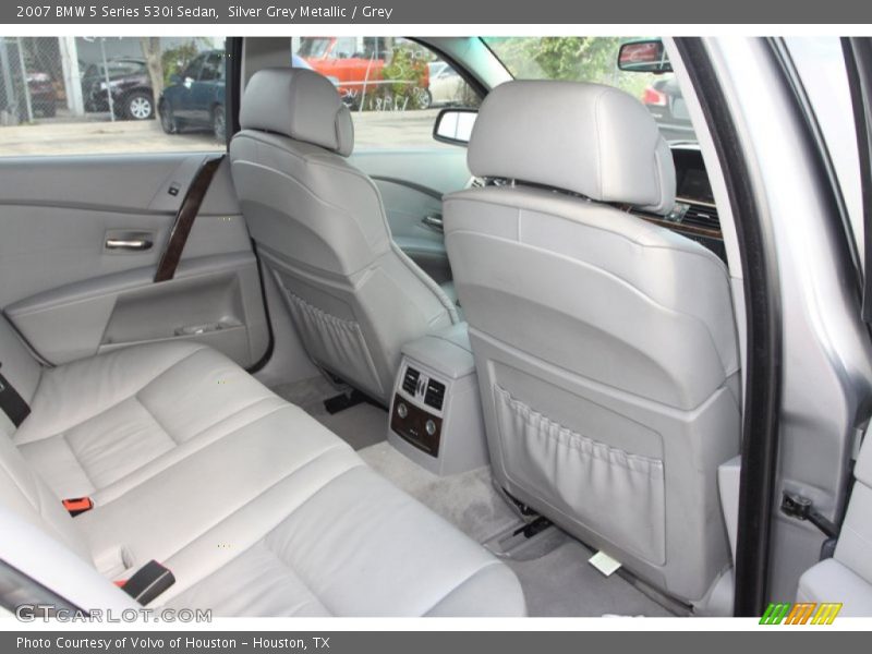 Silver Grey Metallic / Grey 2007 BMW 5 Series 530i Sedan