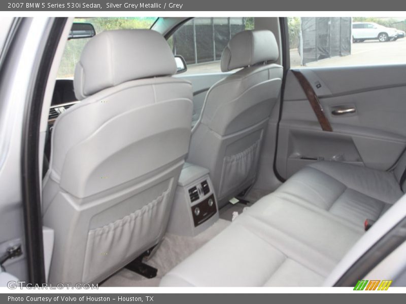 Silver Grey Metallic / Grey 2007 BMW 5 Series 530i Sedan