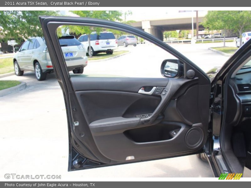 Crystal Black Pearl / Ebony 2011 Acura TSX Sedan