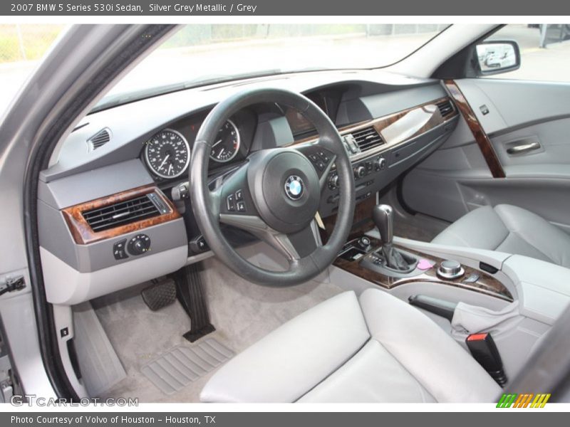 Grey Interior - 2007 5 Series 530i Sedan 