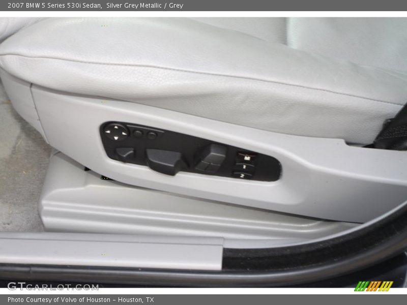 Silver Grey Metallic / Grey 2007 BMW 5 Series 530i Sedan