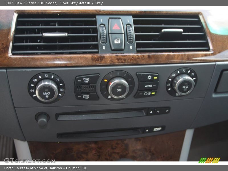 Silver Grey Metallic / Grey 2007 BMW 5 Series 530i Sedan