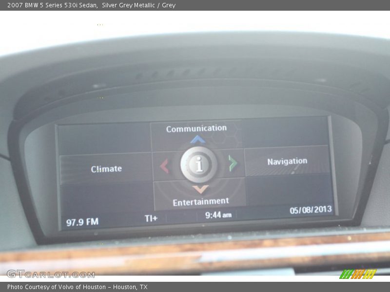 Silver Grey Metallic / Grey 2007 BMW 5 Series 530i Sedan