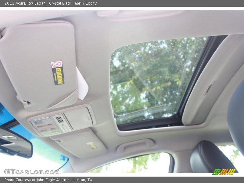Crystal Black Pearl / Ebony 2011 Acura TSX Sedan