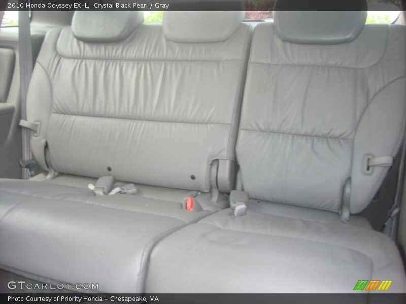 Crystal Black Pearl / Gray 2010 Honda Odyssey EX-L